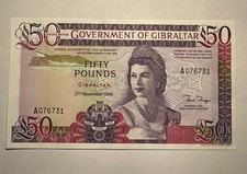 Gibraltar 50 Pound Banknote