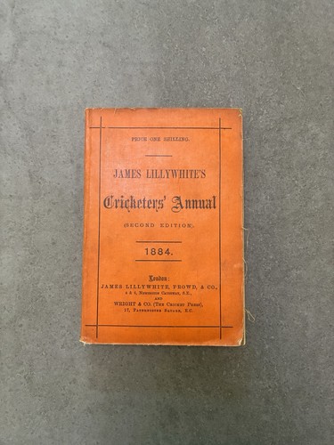1884 james lillywhite - 1884, lillywhite’s