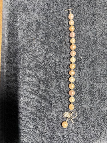 Freshwater pearl charm - pearl,