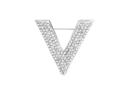 New silver brooch broach - broach, pin