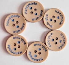 Hand made with love round - hand,