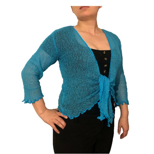 Womens open front tie - tie, shrug