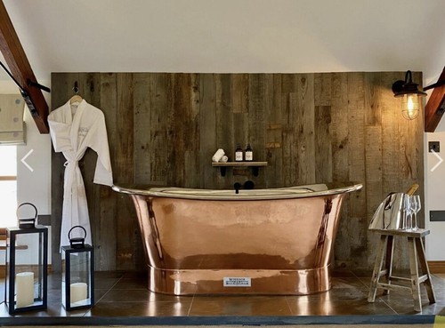 Copper bathtub 1800 - 1800, "the