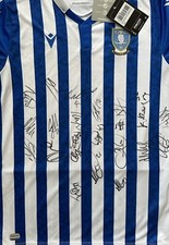 SHEFFIELD WEDNESDAY HAND SIGNED 2021-2022 SHIRT