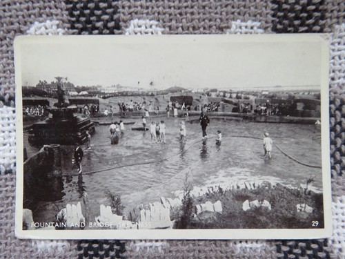 Vintage 1948 skegness - vintage, fountain