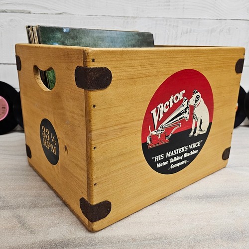 Victor record box large - box,