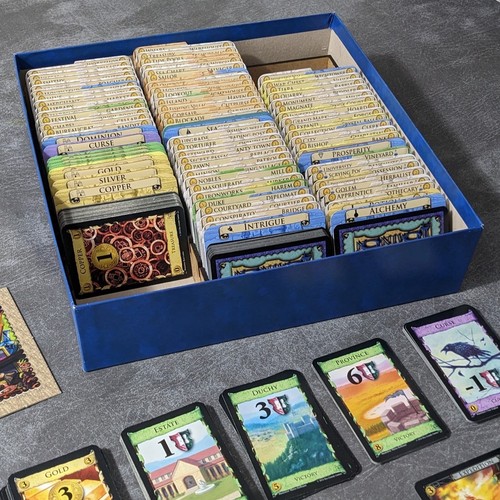 Dominion board game box - board, insert