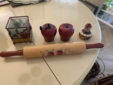 5 Apple Design Utensils Wooden