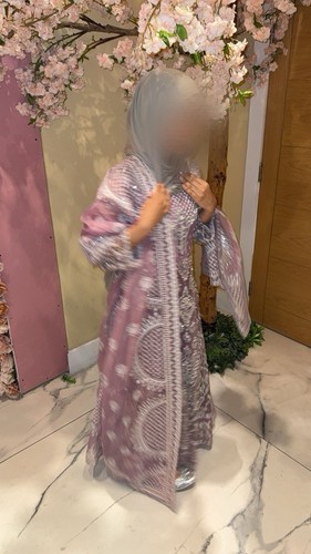Purple pakistani long maxi - pakistani,