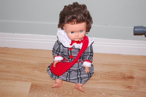 Old vintage doll - old, with