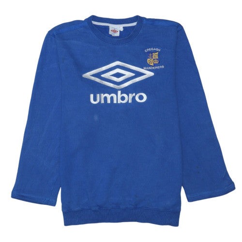 Umbro mens blue - crew, neck