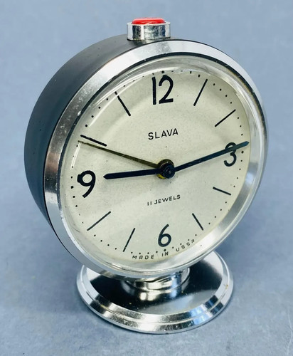Vintage soviet slava alarm - soviet, "slava"