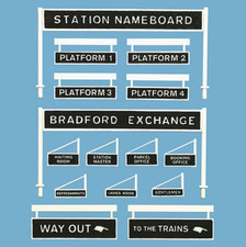 Peco Platform Signage OO Gauge