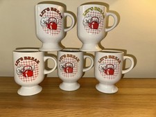 5 Vintage  1970s Mugs