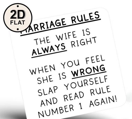 Piece funny marriage rules - marriage,