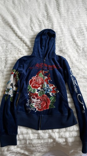 Hardy velvet zip y2k - velvet, up