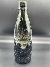 Antique Eldridge Pope & Co Dorchester Dark Green Heavy Glass Bottle