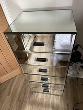 Next Mirrored 6 Drawer Chest Of Drawers