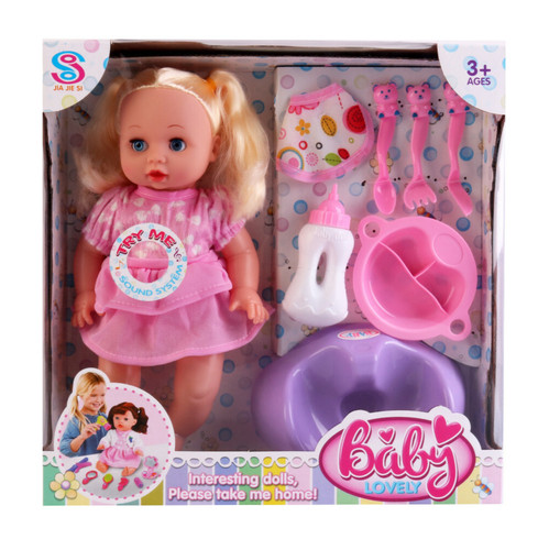 Baby doll feeding chair - baby, set