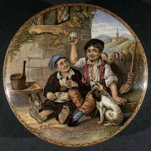 Prattware antique pot - prattware, the