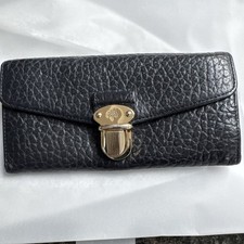 Mulberry navy Polly Push Lock