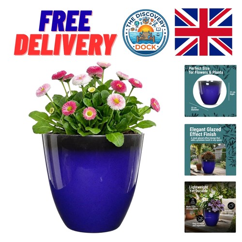 33cm round glazed - 33cm,