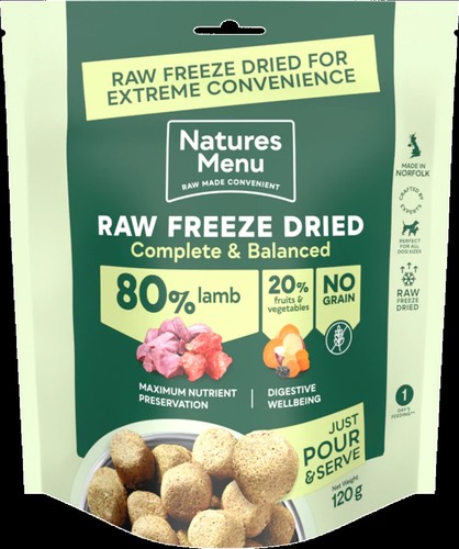 Natures menu raw - natures, freeze