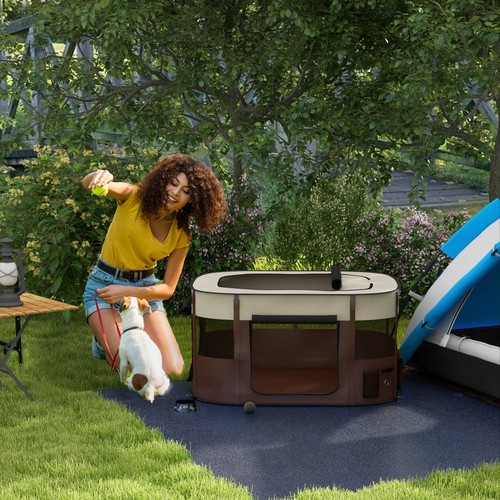 Foldable dog pen - pen, storage