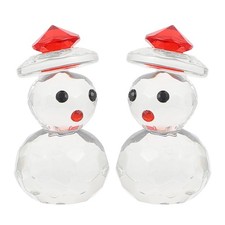  2 Pcs Snowman Figurine