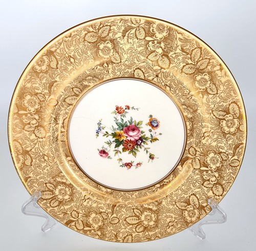 Minton gold encrusted - gold,
