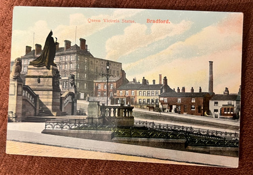 Antique postcard bradford - antique,