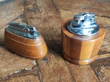 RONSON WOODEN TABLE LIGHTER  +