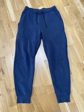 Mens Nike Navy Blue Cuffed Joggers Size S