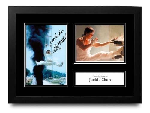 Jackie chan hand signed - jackie, a4