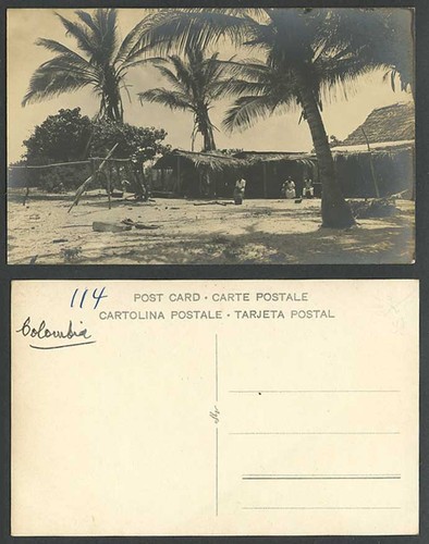 Colombia old real photo - old,