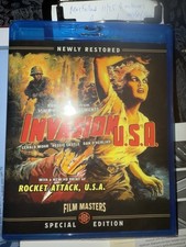 Invasion USA (1956) + Rocket Attack region Free From Film Masters SEALED UK Ship