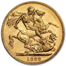 1872-1887-M Australia Gold
