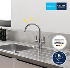 Grohe Start Two Handle Kitchen Sink Mixer Chrome Finish