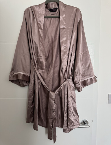 Senza mauve satin kimono - senza,