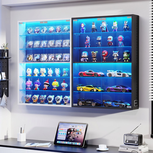 Tier display cabinet with - 6-tier,