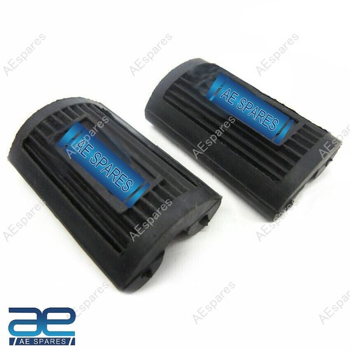Embossed footrest rubber set - rubber,