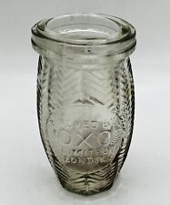 Vintage Oxo Glass Food Jar Packed by Oxo Limited London Dated 1931
