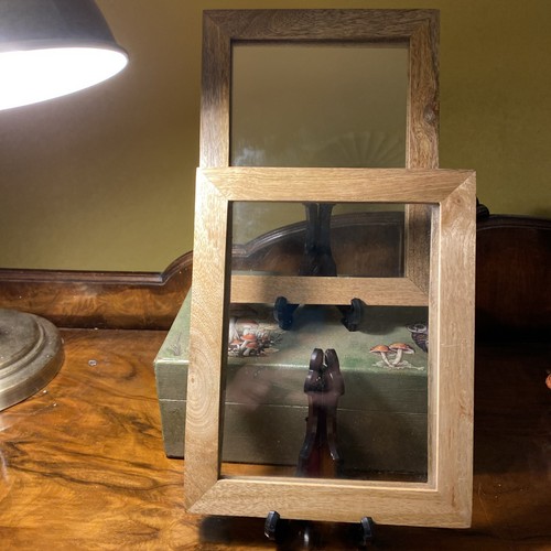 Pair solid wood oak - wood,