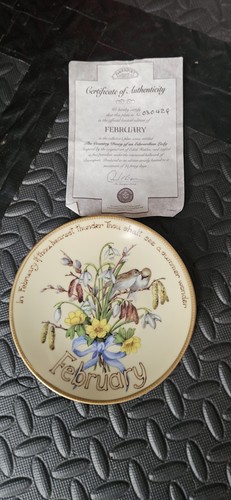 February floral plate from - floral, the