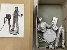 METAL 110mm MODEL SOLDIER FIGURE US CIVIL WAR  PHOTOGRAPHER MATHEW BRODY BOXED