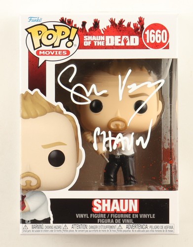 Simon pegg signed shaun of - simon, "shaun