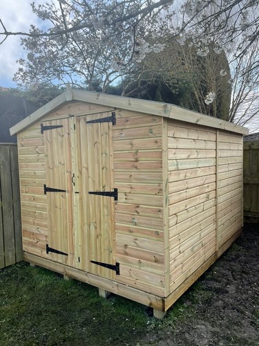 10x8 apex shed heavy - 10x8, duty