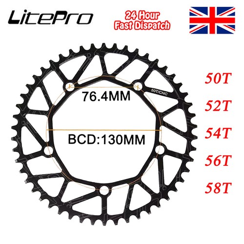 Litepro 50t 58t 130mm bcd - 50t-58t,