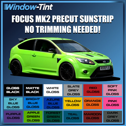 Pre cut sunstrip for ford - cut,