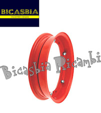 1490 - Wheel Rim 3-00-10 Red Vespa 50 125 PK S XL N V Rush FL FL2 HP